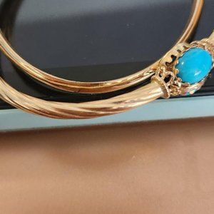 14 karat gold 2 bangles